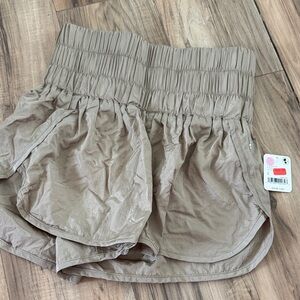 Free people tan shorts